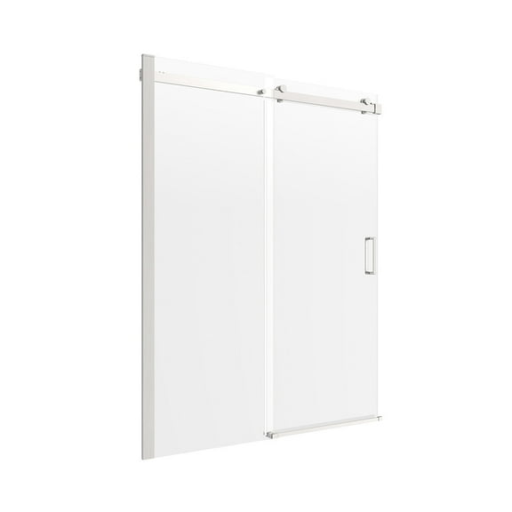 Craft   Main Lgrlsc6060-Cl Lagoon 60" High X 60" Wide Sliding Frameless Tub Door - Nickel