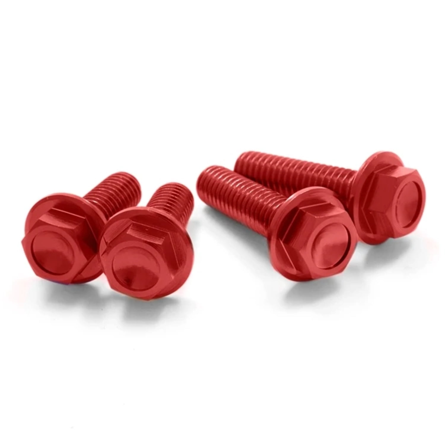 4/Pc Drc Aluminum M6 Flange Bolts 16Mm Ti-Color