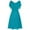 Blue, variant on Women Formal Wedding Bridesmaid Dresses High-waist Party Ball Prom Gown Cocktail Dress