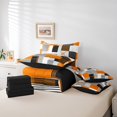thumbnail image 4 of Erosebridal Patchwork Rectangle Bed in a Bag Full size,Geometry Stripe Bed Set,Abstract Artwork Decor,Reversible,Breathable,7-Piece, 4 of 5