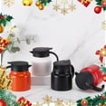 thumbnail image 3 of Fufafayo under $5 Stainless Steel Kettle, Double Layer Insulated Tea Pot, Built-in Filter Screen for Brewing, One Click Water Out for Convenience, 800ml Capacity for Office and Home, 3 of 9