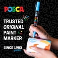 thumbnail image 5 of uni POSCA PC-5M Water-Based Paint Markers, Medium Tip, (1.8-2.5mm), Assorted Ink, 8 Count, 5 of 9