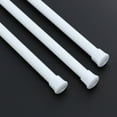 thumbnail image 4 of 4pcs Extendable Curtain Rod Adjustable Spring Loaded Curtain Pole Telescopic Closet Rail Poles for Bathroom Bedroom Home Supplies 11. 8- 20 Inches, 4 of 6