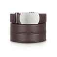 thumbnail image 4 of Mio Marino Men's Genuine Leather Ratchet Belt, 1.38 Belt Strap with Automatic Buckle, 4 of 4