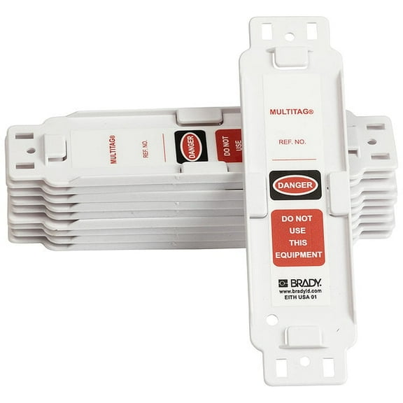 Brady Tag,Multicolor,8-1/4inH,2-1/4inW,PK10 MUL-EITHUSA01