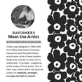 thumbnail image 4 of MARIMEKKO Unikko Terry Cotton Bath Towel Dark Blue  Floral Pattern Bath Towels  59 in x 28 in, 4 of 8