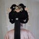 thumbnail image 4 of Paquete de 3 Horquillas Chinas para El Pelo con Flores para Fiesta, Baile, Vintage., 4 of 9
