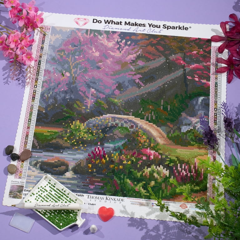 DIAMOND ART CLUB® Reflections of Faith Diamond Painting Kit, Fun