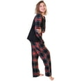 thumbnail image 4 of Angelina Christmas 2-Piece Set Matching Family Flannel Kangaroo Pocket Raglan Shirt with Pajama Pants, 4 of 6