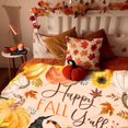 thumbnail image 5 of Fall Throw Blanket Fall Gnome Pumpkin Blanket Autumn Orange Fleece Blanket Thanksgiving Decor Gift Flannel Blankets for Couch Sofa Bedroom Chair Bed Dorm 80"x60", 5 of 6
