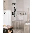 thumbnail image 2 of Moen UTS9011BL 90 Degree M-CORE 3-Series 2-Handle Shower Trim with Integrated Transfer, Valve Required, Matte Black, 2 of 4