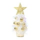thumbnail image 1 of Árbol de Navidad de mesa, Mini árbol de Navidad, Adornos navideños decorativos para Oro, 1 of 7