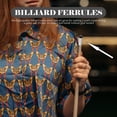 thumbnail image 6 of Set of 10 White Plastic Billiard Cue Replacement Tips for Easy Installation and Performance, 6 of 6