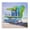 Coastal Beach Hut_v1, variant on Stupell Industries Tropical Green Beach Hut Black Framed Giclee Art, 12 x 12, by LSR Design Studio