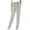 Gray, variant on Womens Plus-Size Soft Twill Mid-Rise Regular Fit Straight Leg Short Length Casual Pant