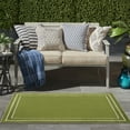 thumbnail image 2 of Nourison Essentials Indoor/Outdoor Green Ivory 2' x 4' Area Rug, (2x4), 2 of 8