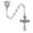 Blue, variant on 3 mm Pink Glass Youth Rosary