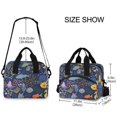 thumbnail image 2 of FORMRS Reusable Lunch Bag for Work School Leakproof Insulated Cooler with Adjustable Shoulder Strap, Cartoon Ocean Pattern, 2 of 6