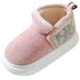 thumbnail image 2 of Zapatos de nieve con tacón de bolsa de invierno, zapatos de algodón cálidos y gruesos de terciopelo, botas de nieve para mujer con suela gruesa para parejas de otoño e invierno, 2 of 5