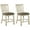 Antique White, variant on Signature Design by Ashley Bolanburg Farmhouse 24" Counter Height Upholstered Barstool, Set of 2