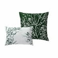 thumbnail image 5 of Collections Etc SL Spirit Linen Home EST. 1988 Foliage Collection Comforter Set - Oversized Reversible Bedding, Pre-Washed for Extra Softness, King, Hunter Ivory, 5 of 10