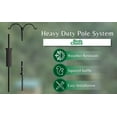thumbnail image 5 of Birds Choice 2 Arm Complete Pole Package with Squirrel Baffle, Black, 5 of 9