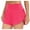 Pink, variant on Rosvigor Womens Athletic Shorts High Waisted Workout Shorts Gym Yoga Running Shorts