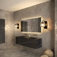 thumbnail image 6 of Auffel Crystal Wall Sconces Black Wall Light Fixtures Single Wall Mount Lamps for Living Room Bathroom Hallway Bedroom Stairway Indoor 10 Inch 1-Light, 6 of 18