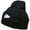 Black, variant on Igloo Embroidered 12 Inch Long Beanie - Black OSFM