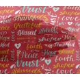 thumbnail image 5 of oneOone Viscose Chiffon Red Fabric Text Sewing Craft Projects Fabric Prints By Yard 42 Inch Wide, 5 of 5