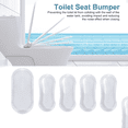 thumbnail image 4 of Parachoques Para Asiento De Inodoro, Acolchado Anticolisión, Dispositivo De Protección Silencioso A Prueba De Golpes, Accesorio De Baño, Almohadilla De Silicona Para Uso Doméstico En Hotel Eigraketly HA013697-00, 4 of 6