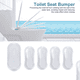 thumbnail image 4 of Parachoques Para Asiento De Inodoro, Acolchado Anticolisión, Dispositivo De Protección Silencioso A Prueba De Golpes, Accesorio De Baño, Almohadilla De Silicona Para Uso Doméstico En Hotel Vogacara HA013697-00, 4 of 6