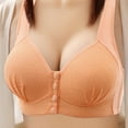 thumbnail image 2 of Ramiter Bras for Women Women Wirefree Adjustable Fitness Top Sport Push Up Seamless Running Yoga Bra 36,Orange, 2 of 3