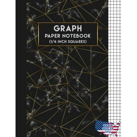 graph paper notebook 1 4 inch 0 25 quot square quad ruled quad ruled graph paper notebook