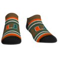 thumbnail image 5 of Unisex Rock Em Socks Miami Hurricanes Super Fan Five-Pack Low-Cut Socks Set, 5 of 6