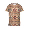 thumbnail image 4 of Wukai Traditional Tribal Aztec Youth Unisex Short Sleeve T-Shirt for Boys, Girls, Teens, and Kids-X-Large, 4 of 7