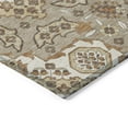 thumbnail image 3 of Addison Rugs Chantille Indoor/Outdoor Traditional Global Taupe Machine Washable Round Rug, 8' x 8', 3 of 7