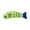Green, variant on Catnip Toys for Cats, Soft Chew Pet Kick Toy with Bell, 10.2×3.9in Premium Linen, Crinkle Fish Cat's Toys for All Breeds, Fish Boredom Relief ( Green )