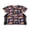 Black, variant on LMLYSoH Kids Girls Dress Halloween Clothes Flower Pumpkin Print Crew Neck Short Sleeve Dress Tassel Casual Princess Dress