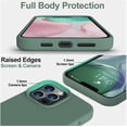 thumbnail image 3 of Compatible with iPhone 13 Pro Max Case, Liquid Silicone Full Body Protective Case with [Anti-Scratch] [Soft Microfiber Lining] [Camera Protective] for iPhone 13 Pro Max 6.7 inch, Pine Green, 3 of 14