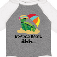 thumbnail image 4 of Inktastic Virginia Beach Virginia Boys or Girls Long Sleeve Baby Bodysuit, 4 of 5