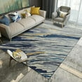 thumbnail image 1 of YouLoveIt 3.9x5.2ft Area Rug Modern Abstract Non-Shedding Grey Floor Carpet for Living Room, Bedroom, Dining Room Non Slip Area Rug Pad(3x5ft), 1 of 8