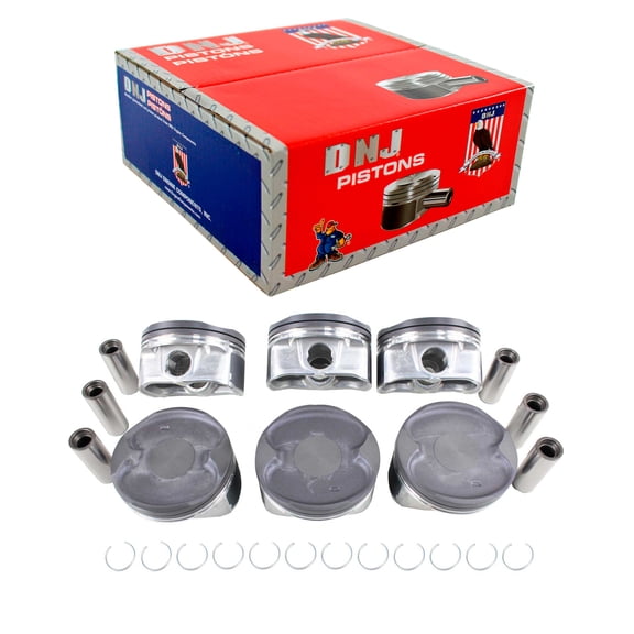 DNJ P990 Std. Complete Piston Set Fits Cars & Trucks 10-16 Toyota 4Runner Cruiser 4.0L DOHC 24v