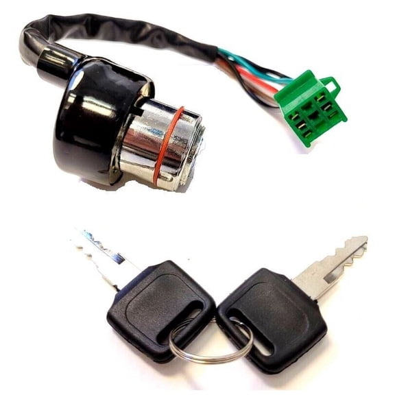 6 WIRES IGNITION SWITCH FOR ATV DIRT BIKE GO KART MOPED KS07