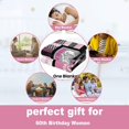 thumbnail image 5 of 60th Birthday Gifts for Women Blanket, 60th Birthday Decorations Women, 60th Birthday Gift Ideas, Happy 60 Birthday Decorations, Gifts for 60 Year Old Women Throw Blanket 60"x50", 5 of 6