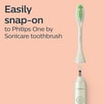 thumbnail image 5 of Philips One By Sonicare 2pk Brush Heads, White BH1022/07, 5 of 9