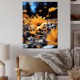 thumbnail image 2 of Designart "Symphony of Yellow Wildflowers" Floral Metal Wall Art, 2 of 5