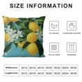 thumbnail image 5 of PRATYUS   Lemon Throw Pillow Covers  Summer Fruit Farmhouse Decorative Pillows Case Soft Cushion Covers for Couch Sofa Patio Garden Home Decor White, 5 of 5