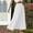 A08 White, variant on Women's High Waisted Maxi Skirt Tiered Layered Boho A-Line Swing Skirt Elastic Waist Flowy Lightweight Casual Summer Beach Vacation Daily Wear Long Skirt