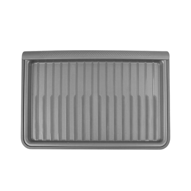Caja de almacenamiento debajo del asiento, contenedor para impermeable, accesorios que ahorran espacio Gris Con Tapa